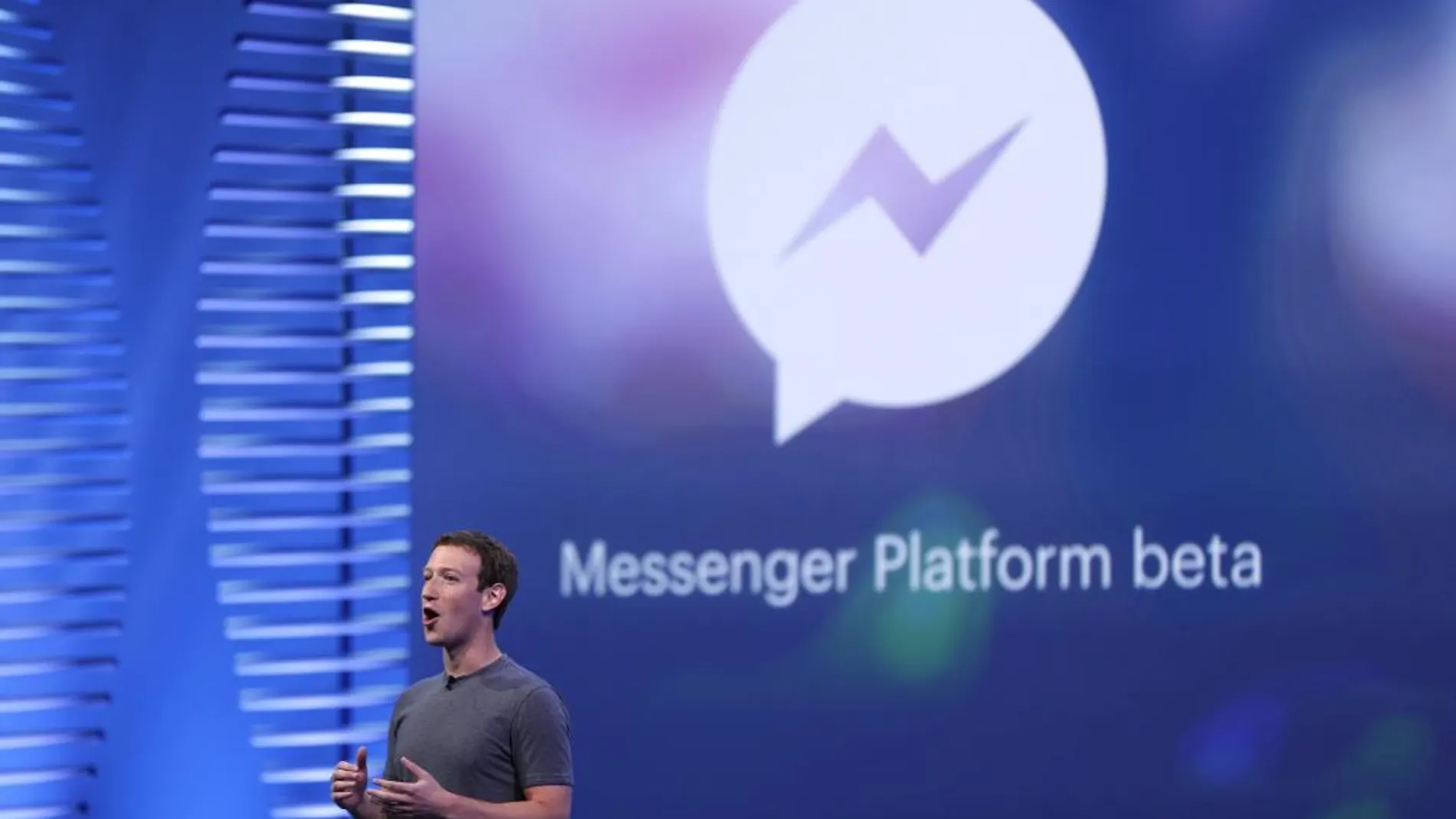 El consejero delegado de Facebook, Mark Zuckerberg, durante la reunión anual de la empresa celebrada la pasada semana en San Francisco
