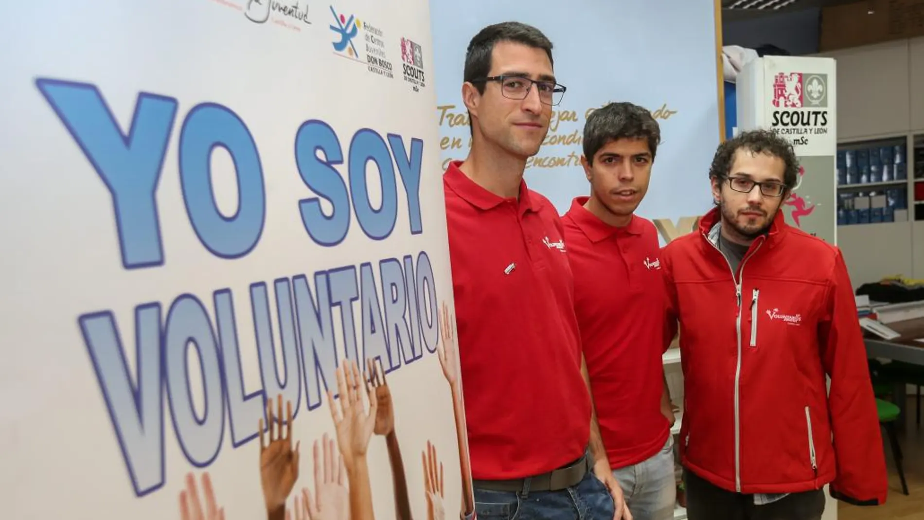 Jesús Zarzuelo, Hugo Abel Díez y Juan Regueras, técnicos del Programa en Valladolid