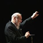 El director de orquesta alemán Kurt Masur