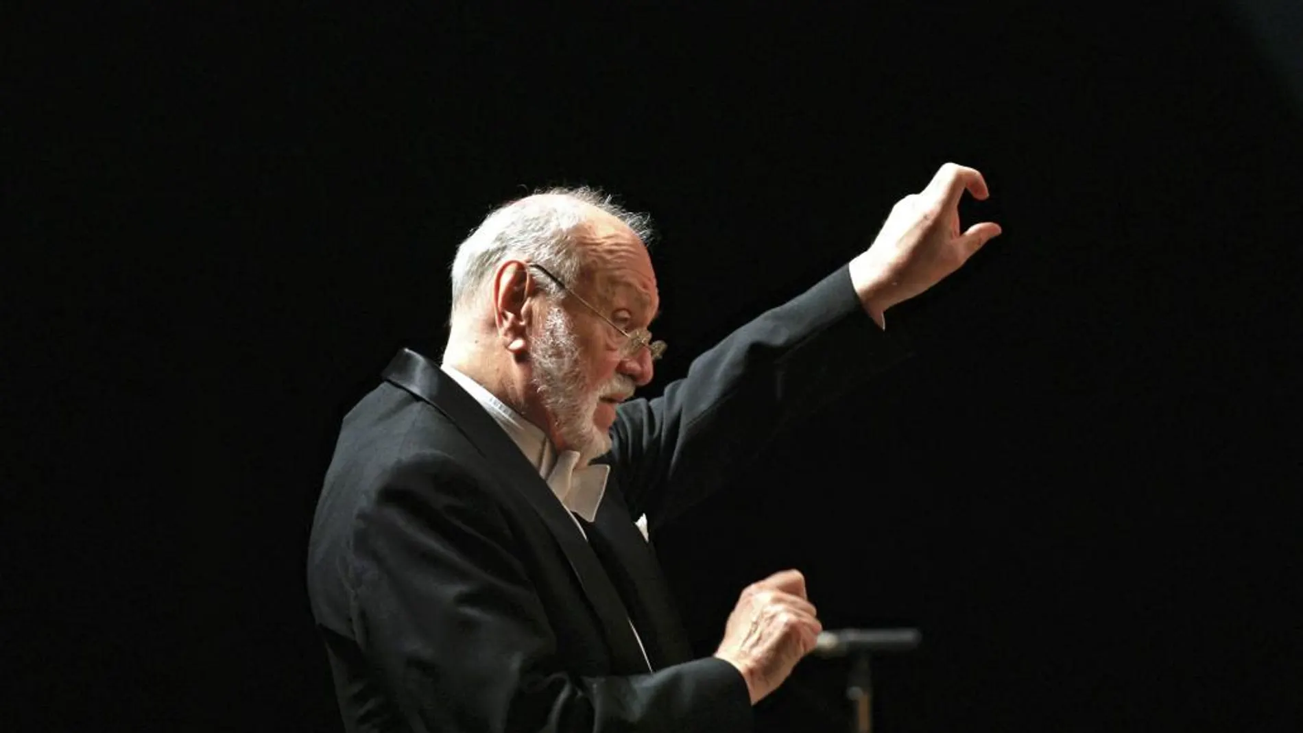 El director de orquesta alemán Kurt Masur