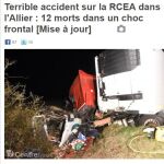 el diario regional La Montagne ha publicado fotos del accidente en su página web