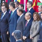 Todos los presidentes autonómicos, salvo Puigdemont y Urkullu, se reunieron ayer en el Senado con Rajoy en un acto que abrió el Rey (en la imagen) para alcanzar once acuerdos para mejorar los servicios sociales