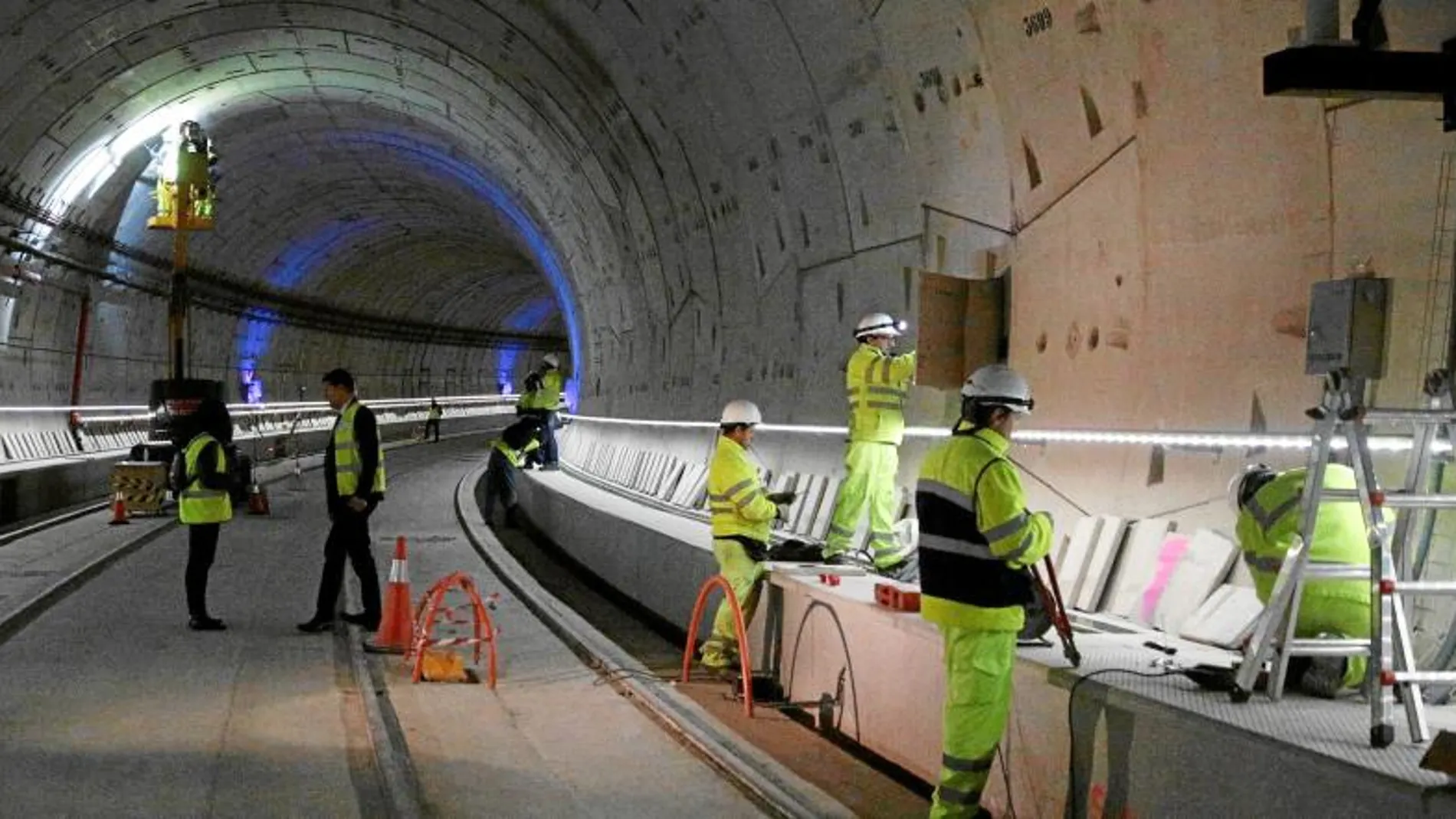 Las obras del túnel entre Atocha y Chamartín comenzaron en el año 2010 y estaba previsto que finalizaran en 2014