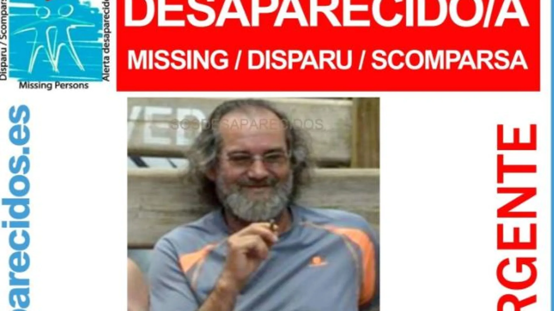Alfonso Benito Martín, un vecino de Pozuelo de Alarcón de 58 años ha desaparecido