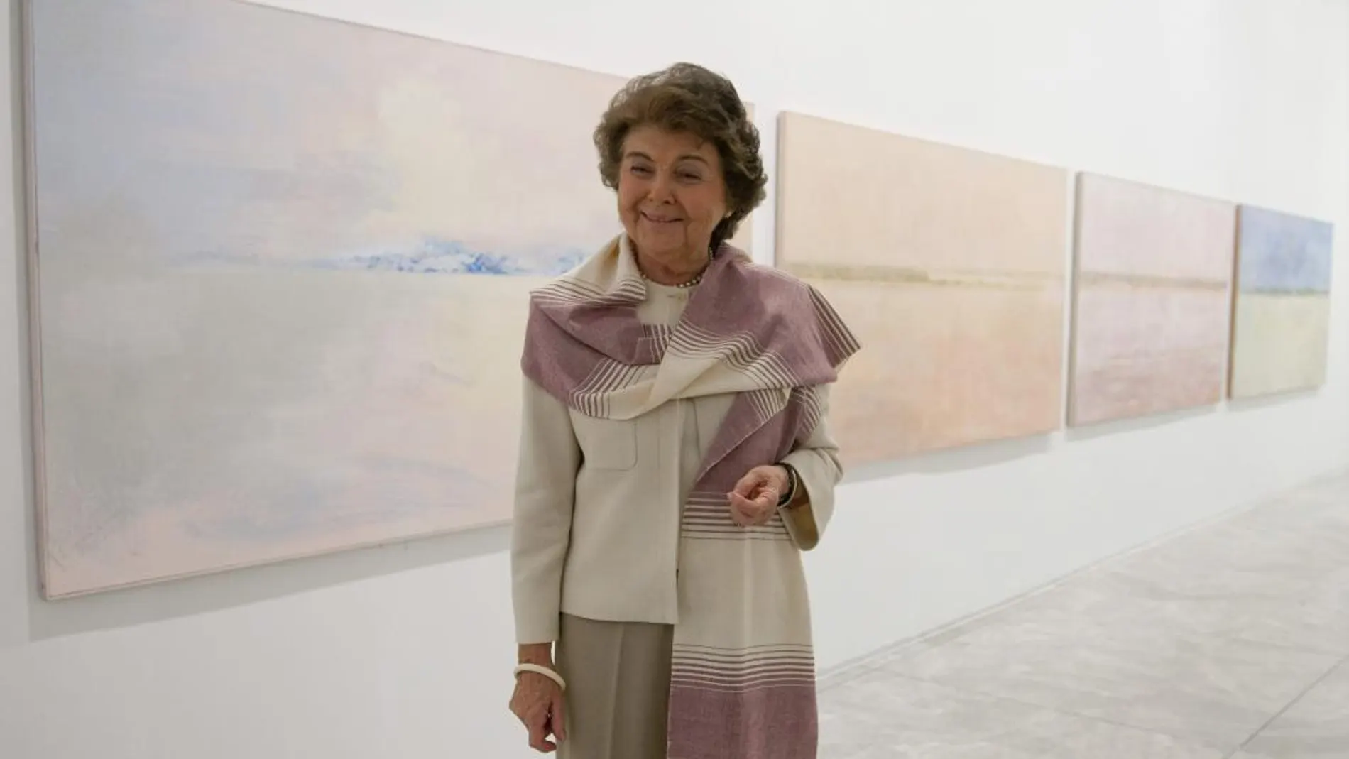 La exposición de Carmen Laffón, «El paisaje y el lugar», fue la muestra más visitada del museo con más de 55.000 personas