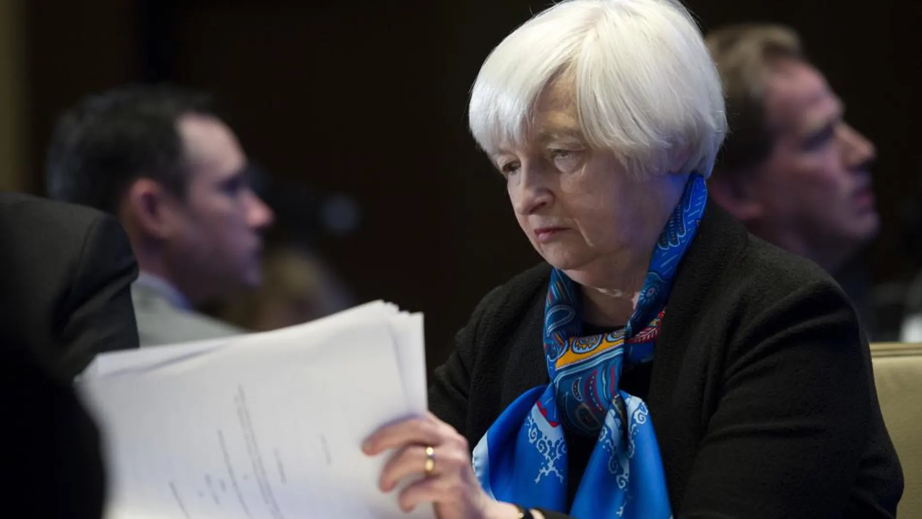 La presidenta de la Reserva Federal (Fed), Janet Yellen