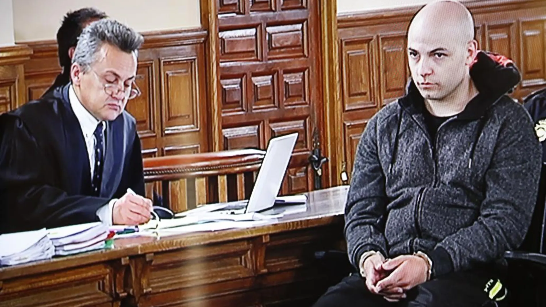 Sergio Morate, en el juicio por el asesinato de su ex pareja Marina Okarynska y la amiga de ésta, Laura del Hoyo/ Javier Fernández-Largo