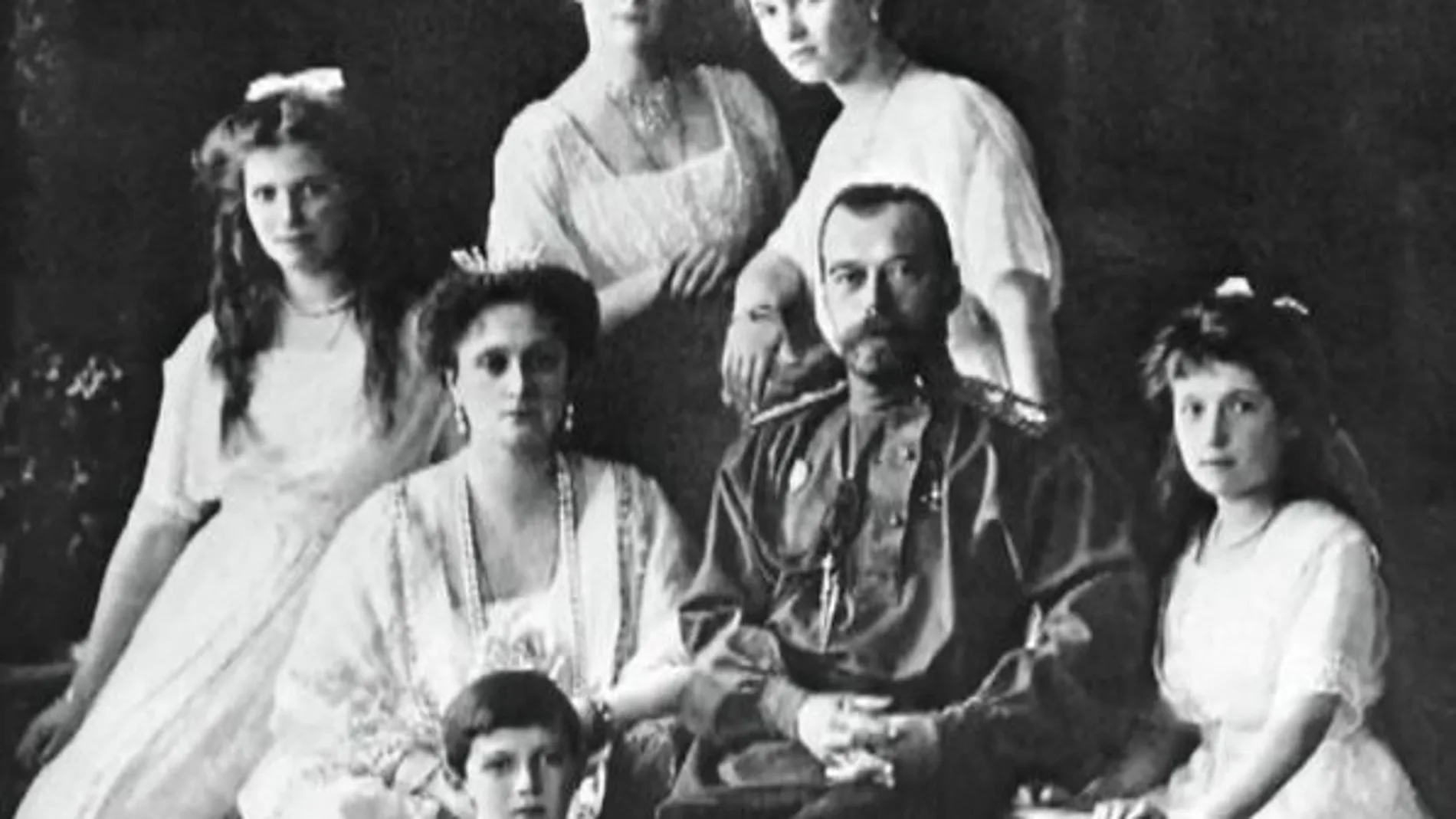 Imagen de la familia del Zar Nicolás II