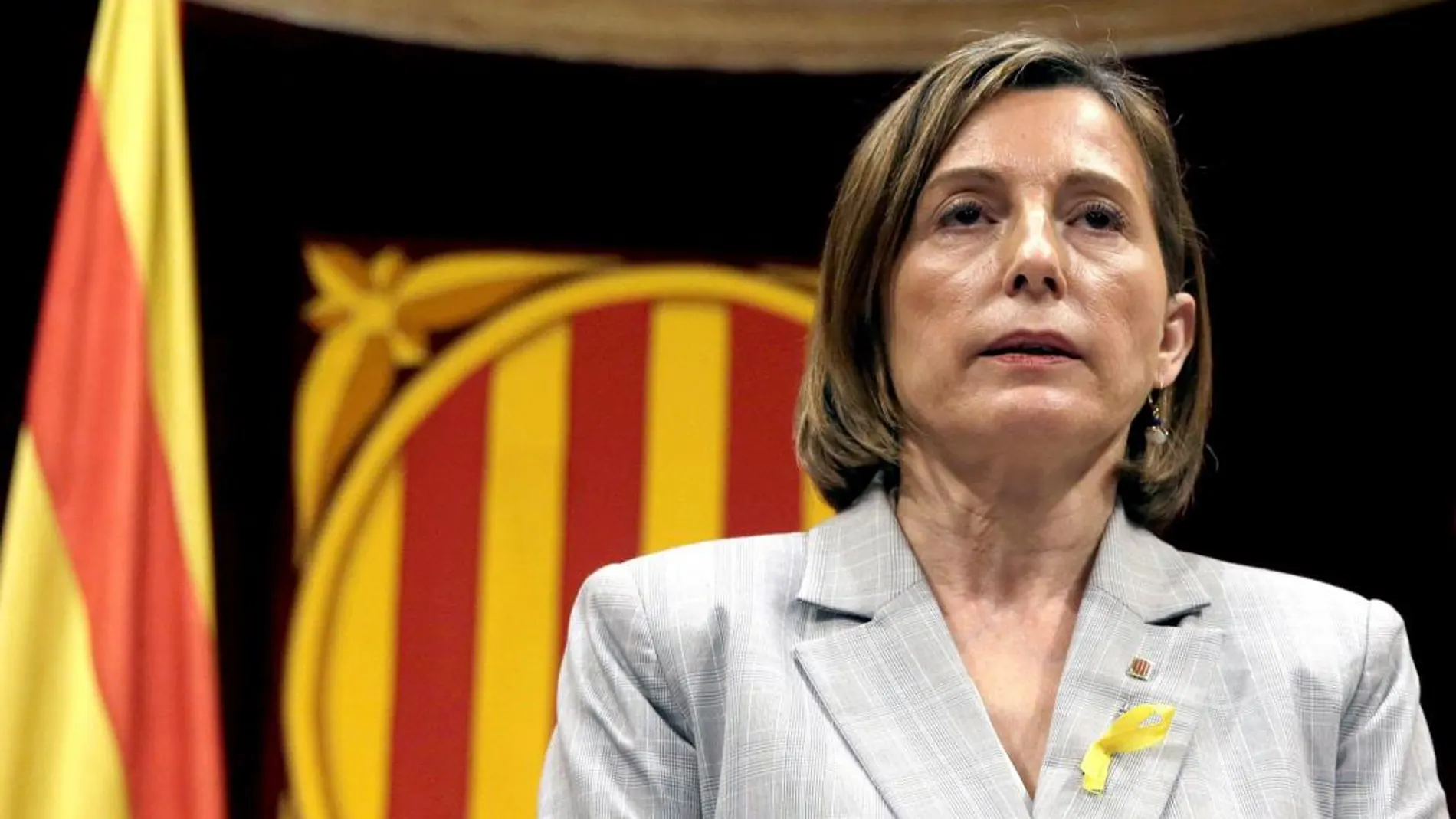 Carme Forcadell el pasado 27 de octubre