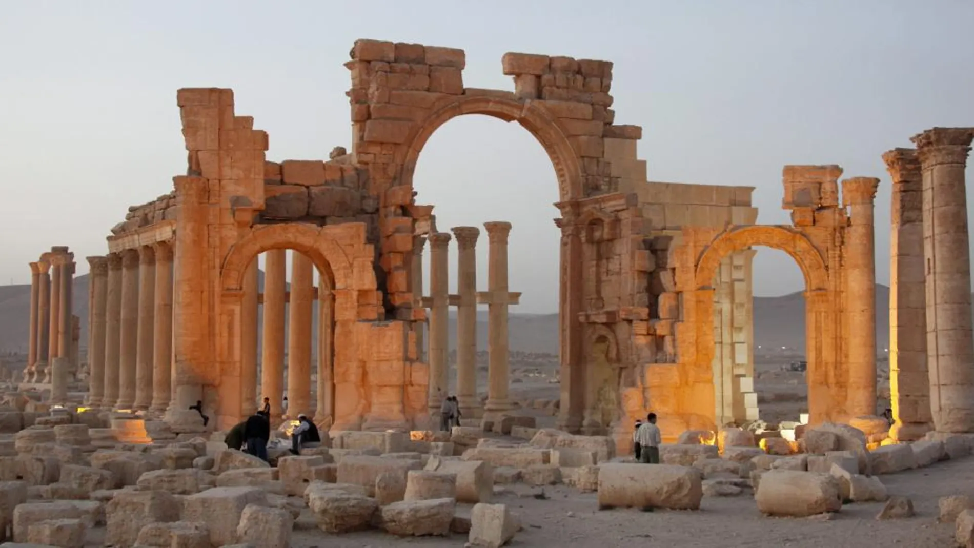 Imagen de la ciudad siria de Palmira.