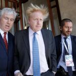 Boris Johnson tras la reunión del G7