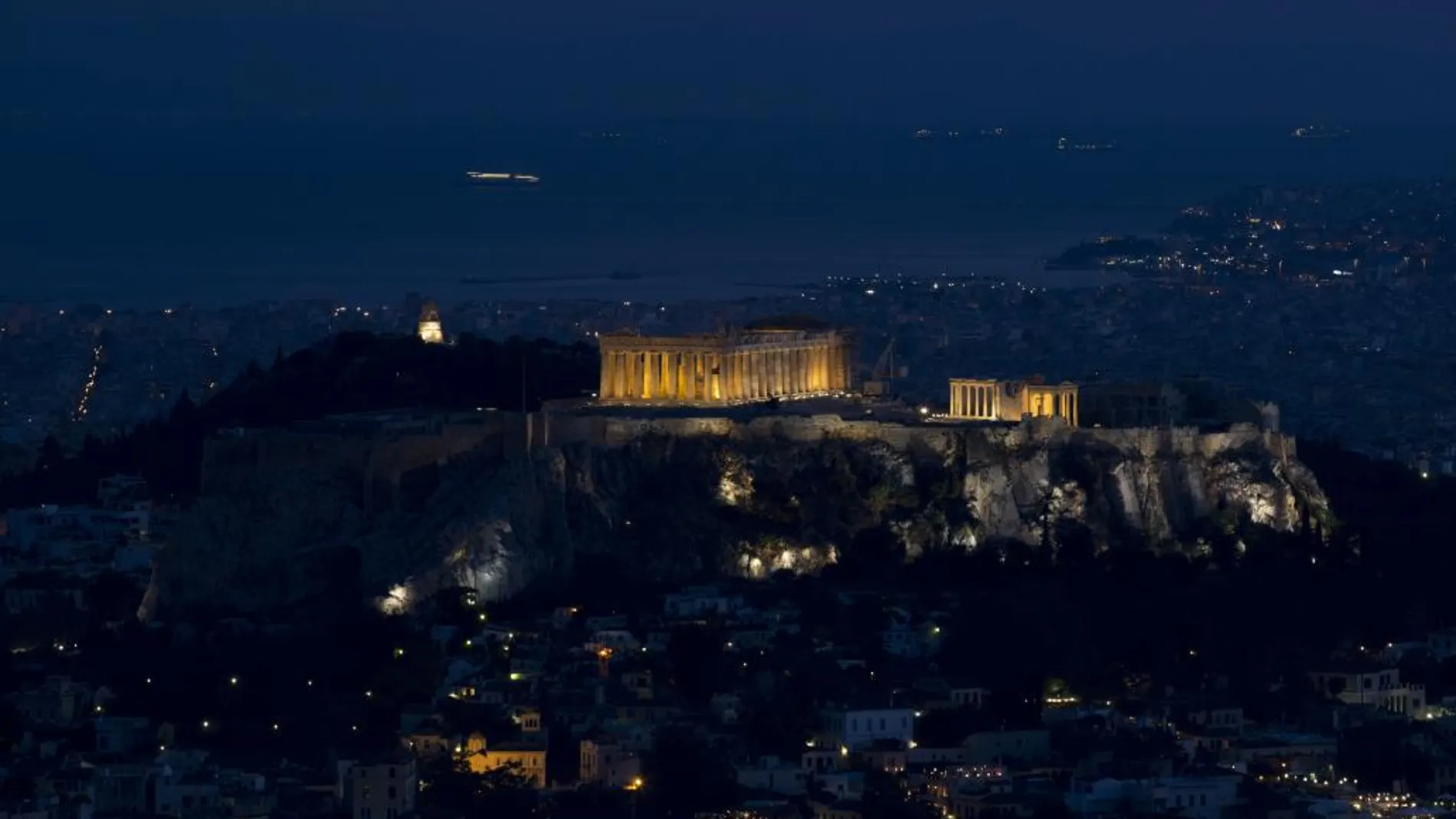 El Partenón griego presidiendo la actual Atenas