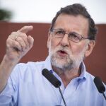 El candidato del PP a la reelección como presidente del Gobierno, Mariano Rajoy.