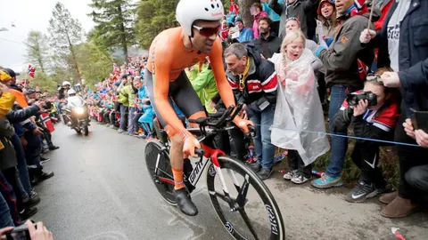 El corredor holandés Tom Dumoulin