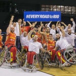 La selección española de baloncesto en silla de ruedas