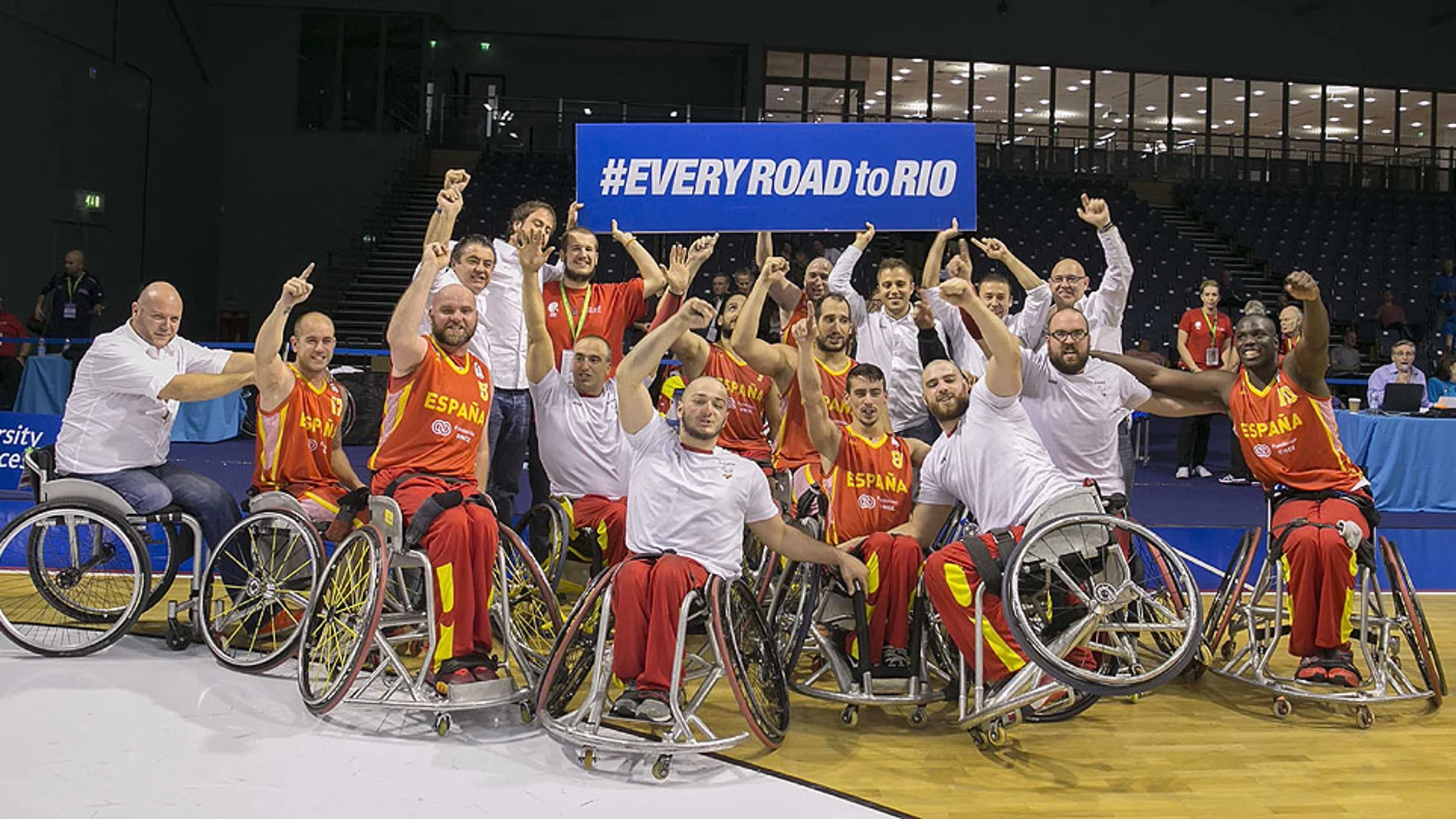 La selección española de baloncesto en silla de ruedas