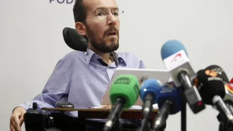 El secretario de Organización de Podemos, Pablo Echenique