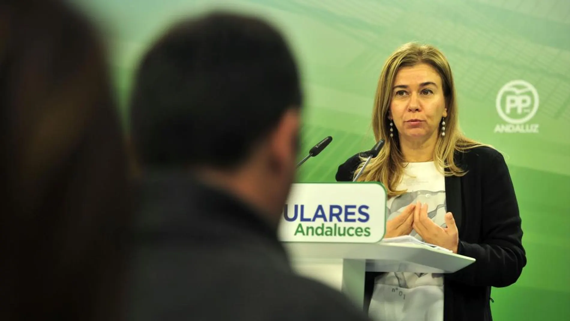 La portavoz parlamentaria de Empleo del PP-A, Teresa Ruiz-Sillero