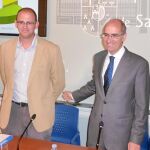 Javier Iglesias presenta los planes junto al diputado Antonio Luis Sánchez