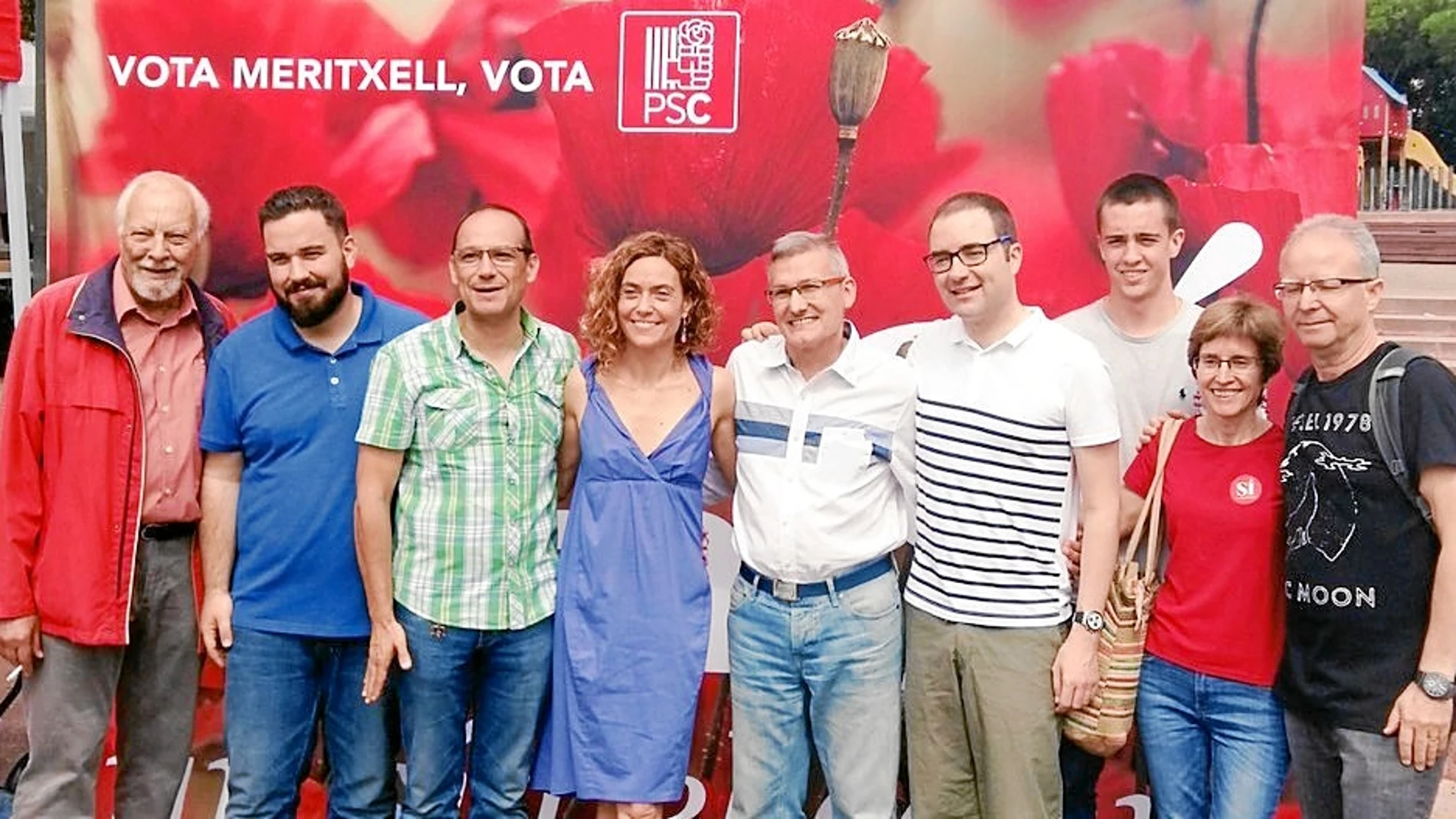 En cinco días de campaña, excepto CDC y ECP, todos han pasado por Nou Barris, Meritxell Batet estuvo el sábado