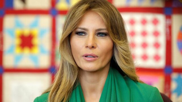 La primera dama de EEUU, Melania Trump