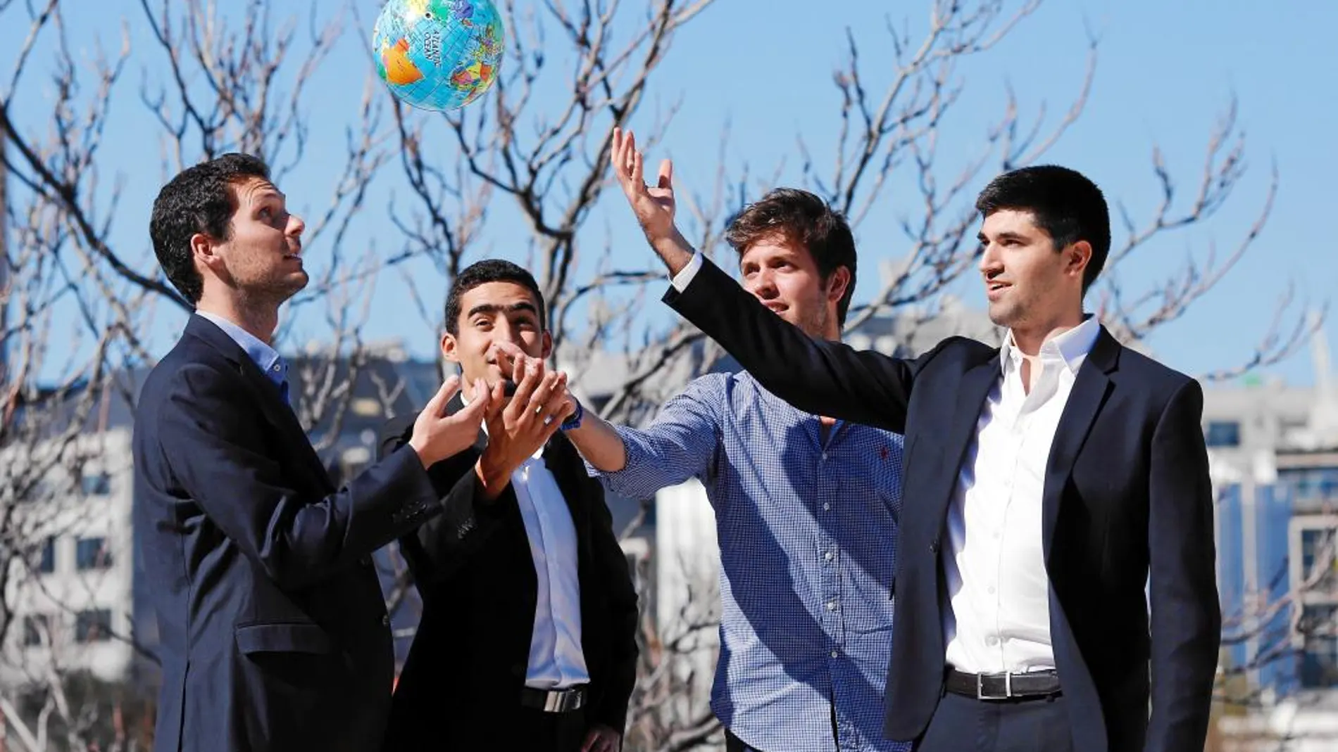 André Leonardo, Mohamed Amine, Pablo González y Tomás Álvarez