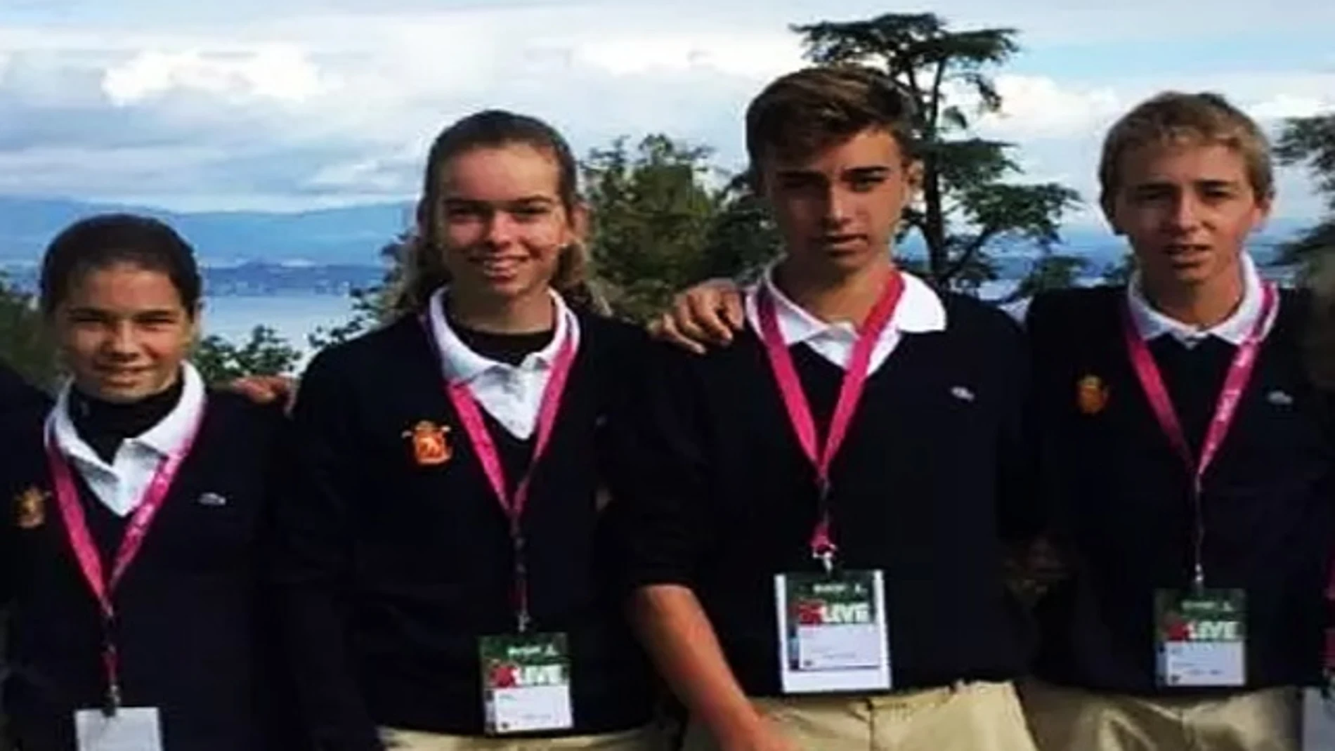 Parte del equipo de la Evian