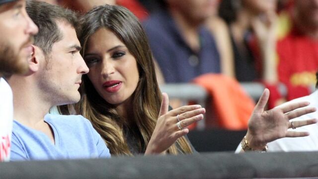 ker Casillas y Sara Carbonero