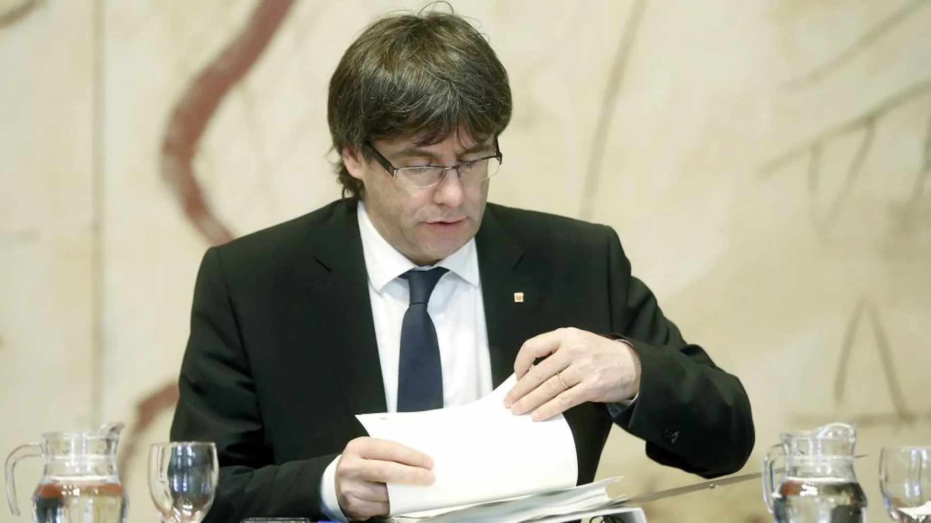 El presidente de la Generalitat, Carles Puigdemont