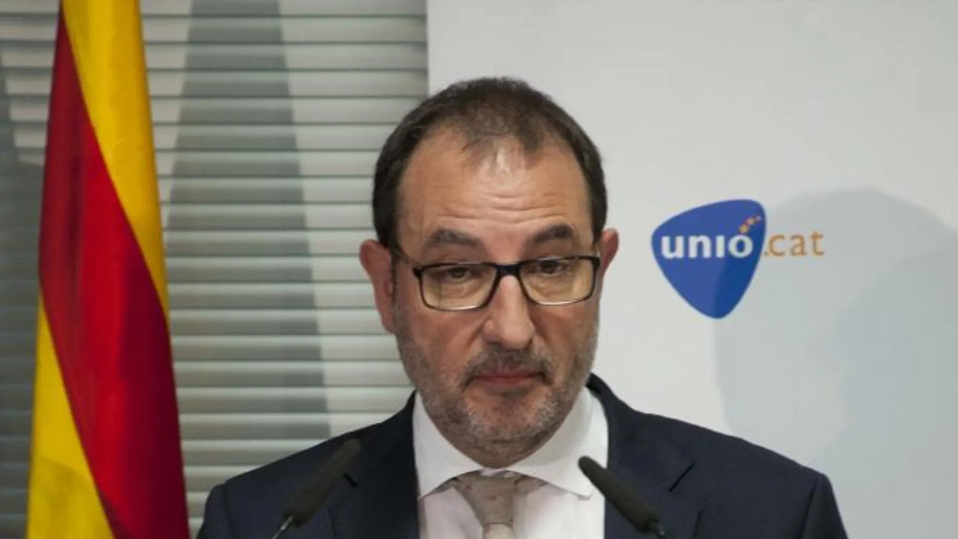 El candidato de Unió a la presidencia de la Generalitat, Ramon Espadaler