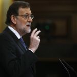 El presidente del Gobierno en funciones, Mariano Rajoy, comparece para informar de los resultados de la Cumbre de la UE que abordó la situación de los refugiados en Europa