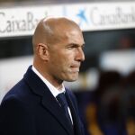 Zinadine Zidane, ayer, durante el partido ante el Barcelona.