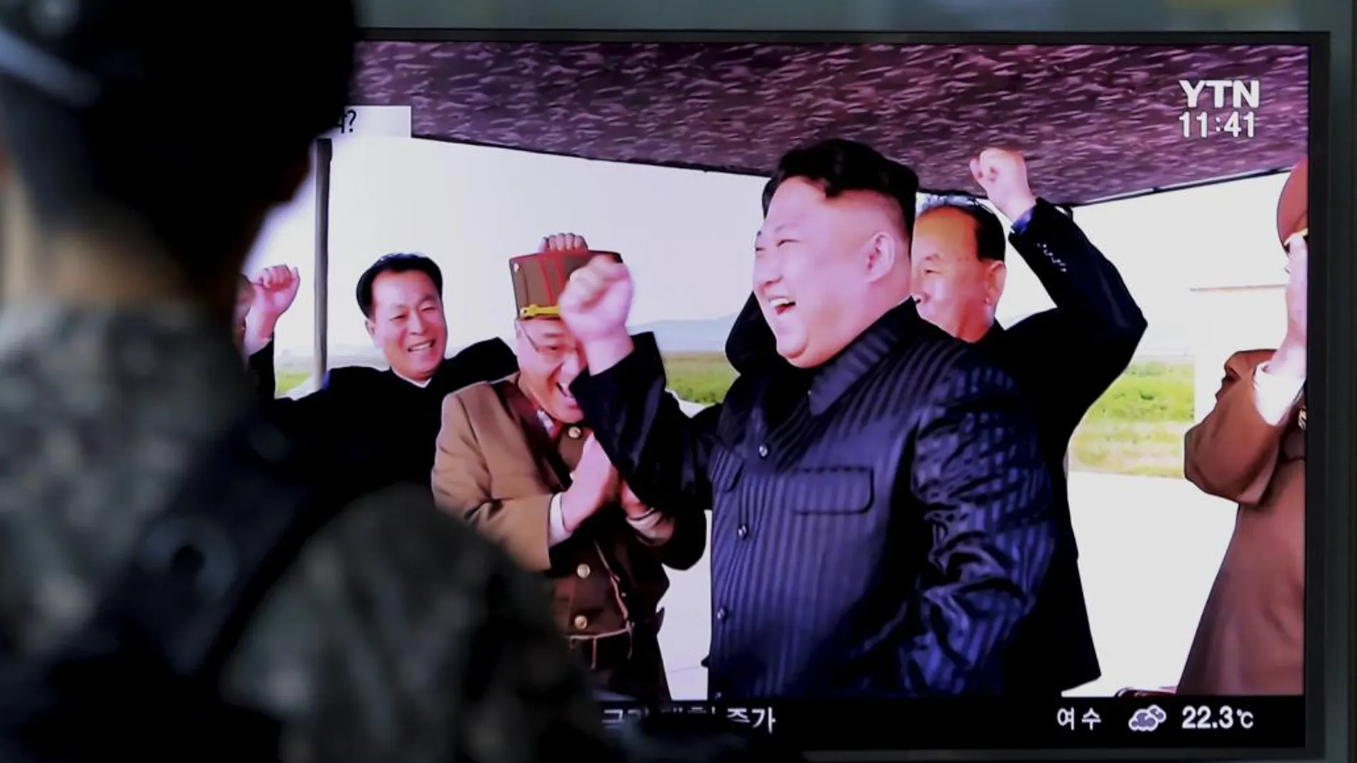 El líder norcoreano tras el último lanzamiento