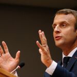 El presidente francés, Emmanuel Macron