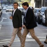 Los líderes nacional y andaluz de Ciudadanos, Albert Rivera y Juan Marín, respectivamente