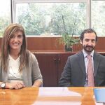 De izquierda a derecha, Pablo Álvarez de Todelo, Eva Rodríguez, Arturo de las Heras y Fernando Bayón