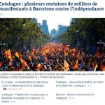 La prensa internacional se hace eco de la masiva manifestación por la unidad de España en Barcelona