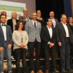 Premiados y autoridades en la gala Mundo Rural Palentino organizada por Onda Cero