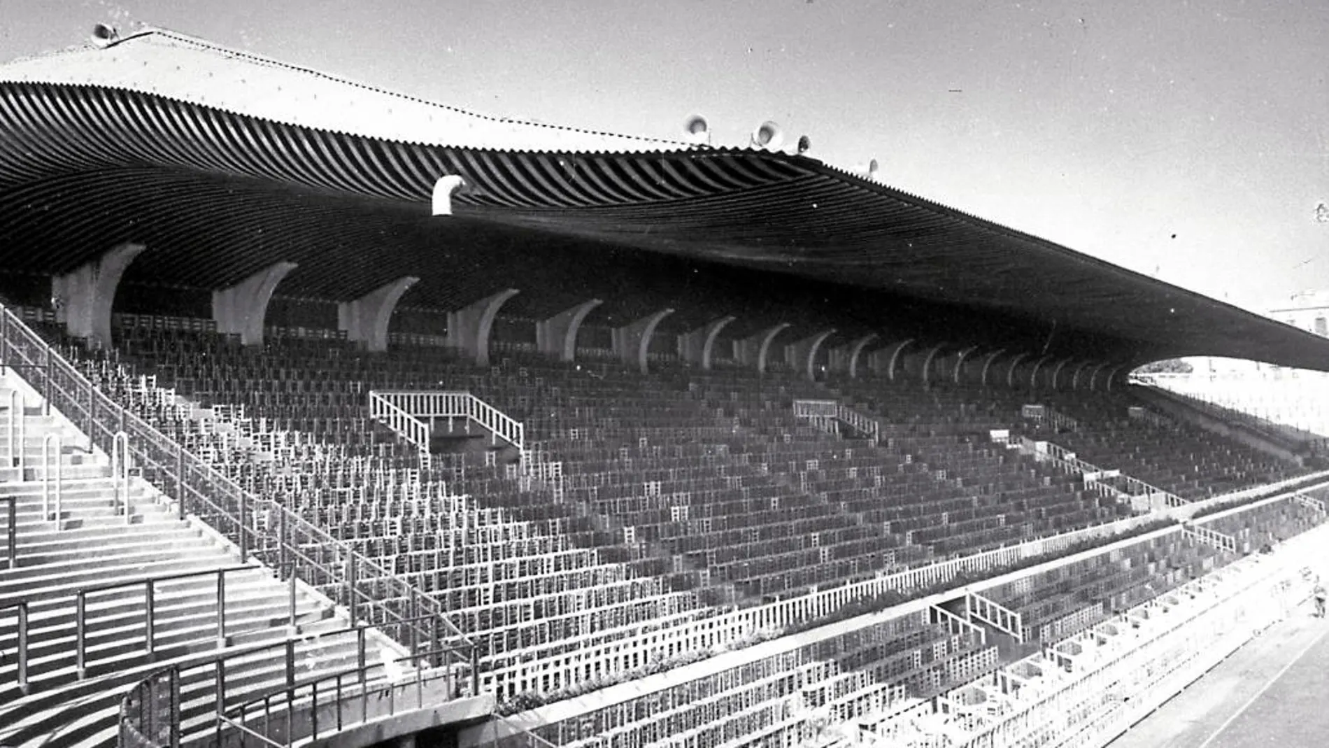 La marquesina de Les Corts también fue obra de Eduardo Torroja