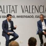 El conseller de Educación, Vicent Marzà, junto al secretario autonómico de Educación, Miguel Soler