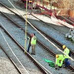 Operarios trabajando en la avería