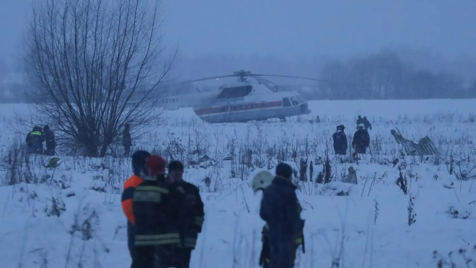 Los servicios de emergencia en el lugar del accidente/Reuters