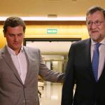 Rivera y Rajoy, en una imagen de archivo