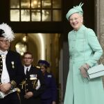 La Reina Margarita II de Dinamarca en el 70º aniversario del Rey Carlos XVI Gustavo de Suecia