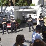 Los detenidos fueron trasladados al juzgado desde dependencias policiales