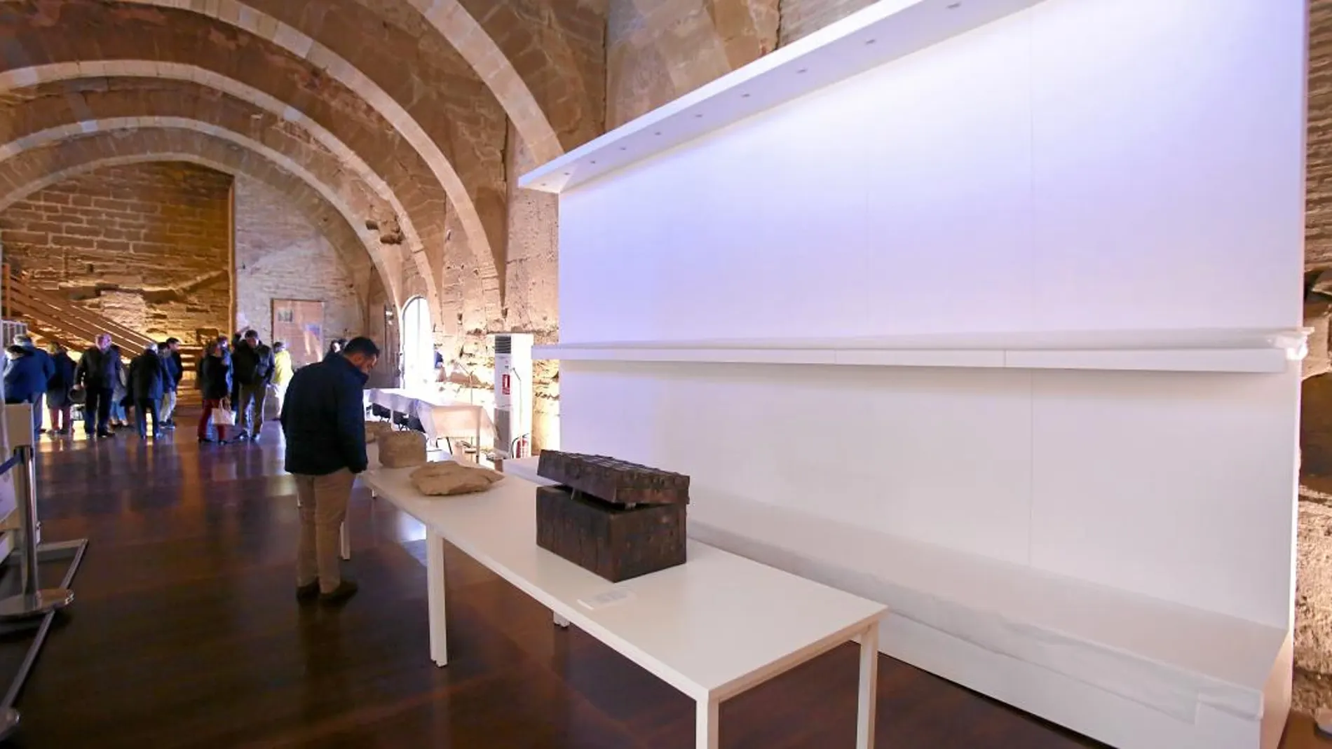 Monasterio de Santa María de Sijena (Huesca) que a partir de hoy albergará de nuevo las 44 piezas que se exponían en el Museo de Lérida