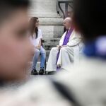 Una de las jóvenes a las que confesó el Papa
