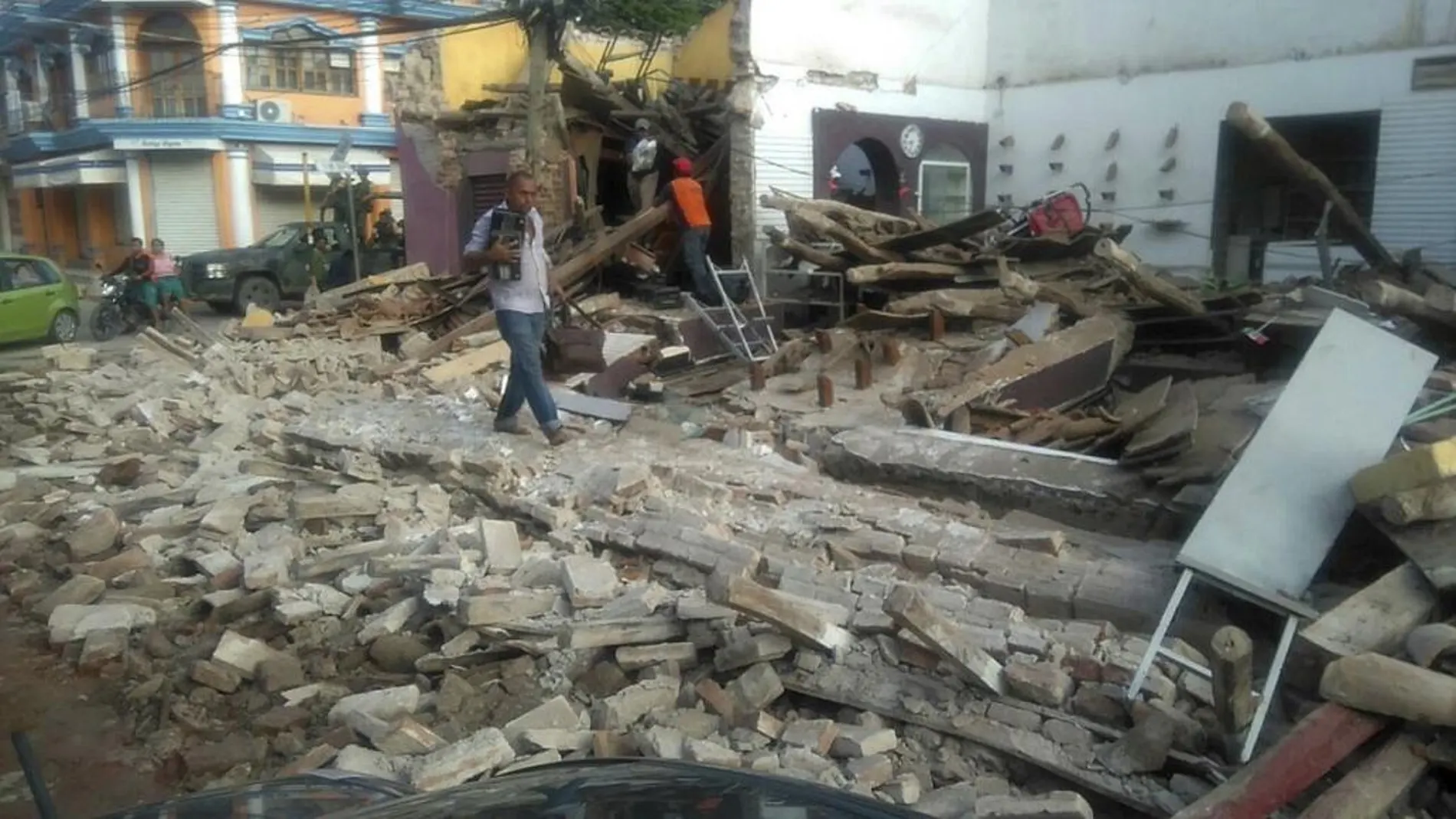 En Chiapas han muerto al menos 7 personas por el terremoto