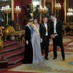 La Reina Letizia con una de las grandes diademas de la Corona