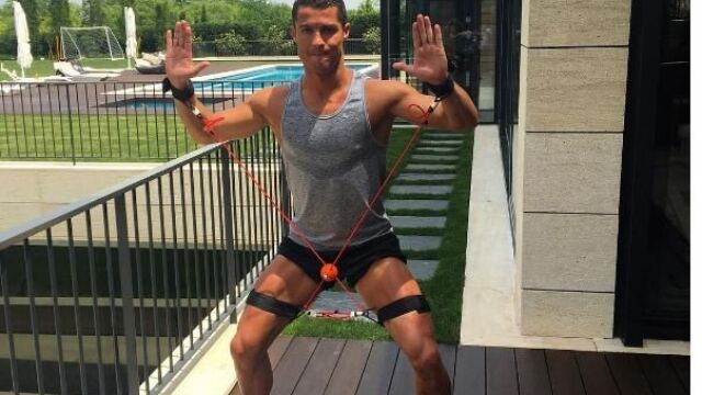 Imagen subida por el propio Ronaldo a twitter